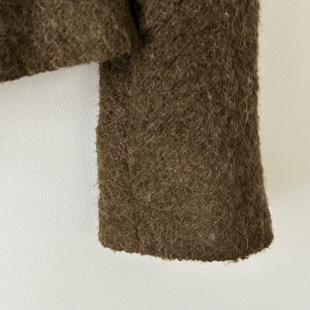 Claudie Pierlot Olive Green Mohair Jacket - Picture 8 of 16